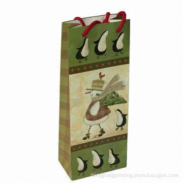 Paper Bag with Matt Lamination and PP Rope